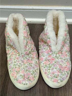 Vintage 1980s Dearforms Slippers Large 8-9 with box